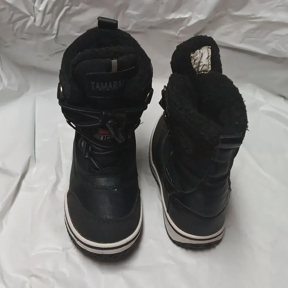 Tamarack Black Thinsulate Watee Resistant Impermeable Snow Boots Toddler Sz 10